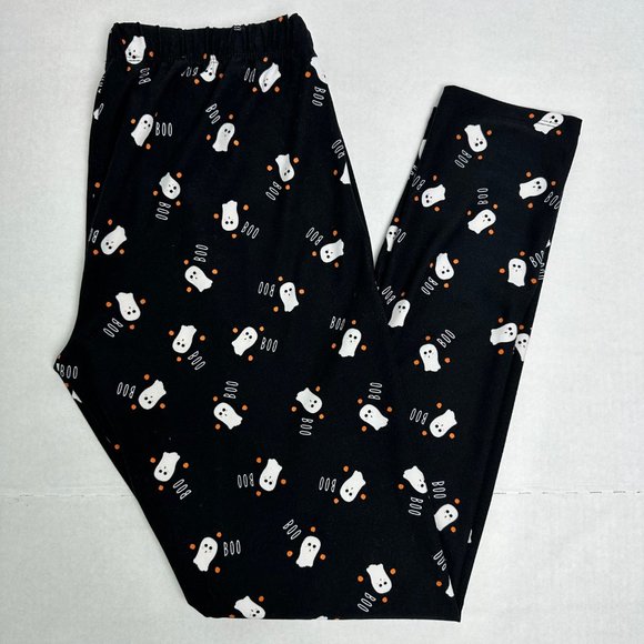 APT. 9 | Black Super Soft Boo w/ Ghost Halloween Pants | Size S - Picture 1 of 8